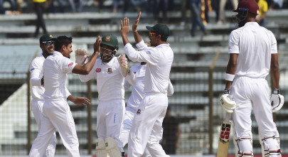taijul islam leads bangladesh to first test victory over west indies