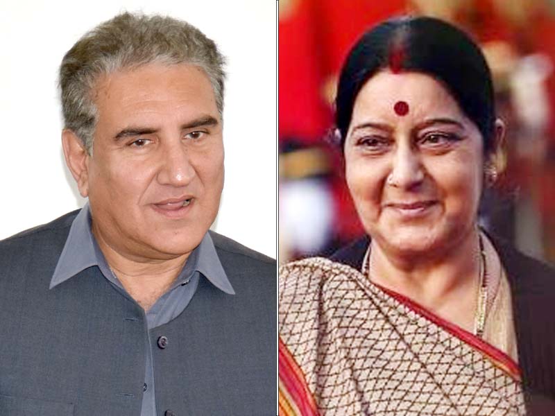 speaking out via micro blogging site twitter qureshi said that he had invited swaraj as well as punjab chief minister amarinder singh and popular television personality navjot singh sidhu to attend the event photo express