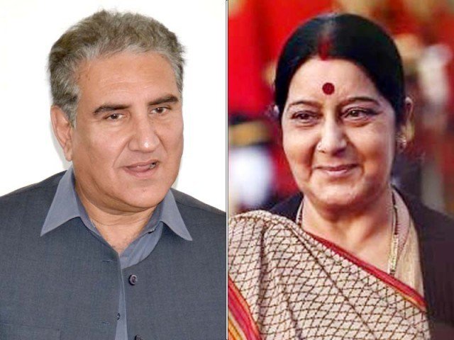 swaraj while thanking qureshi for the invitation excused herself from attending the event citing her election campaign commitments photo express swaraj while thanking qureshi for the invitation excused herself from attending the event citing her election campaign commitments photo express