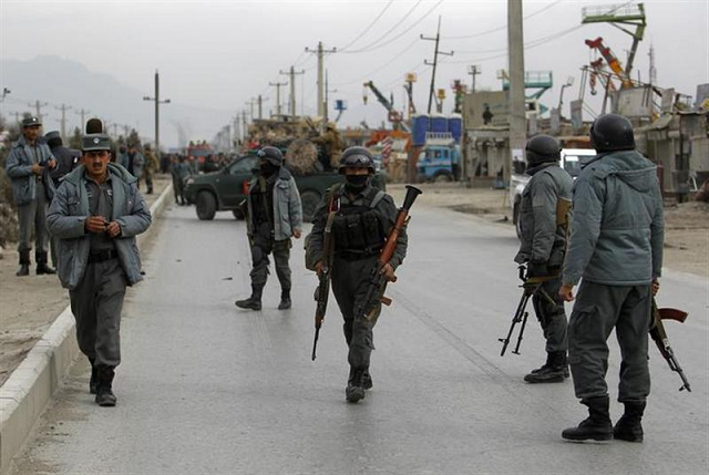 At least 22 Afghan police killed in Taliban ambush, officials say