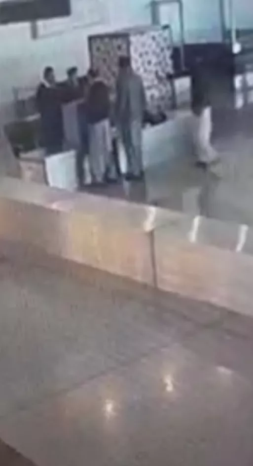 cctv footage of the incident was ascertained by the express tribune which shows that during checking of a passenger 039 s luggage identified as vaqas authorities found multiple cellphones he was trying to smuggle screengrab express cctv footage of the incident was ascertained by the express tribune which shows that during checking of a passenger 039 s luggage identified as vaqas authorities found multiple cellphones he was trying to smuggle screengrab express