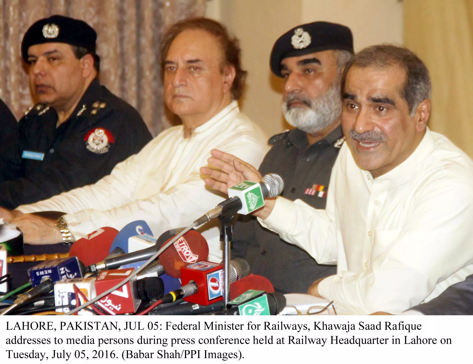 pakistan muslim league nawaz leader khawaja saad rafique photo ppi pakistan muslim league nawaz leader khawaja saad rafique photo ppi