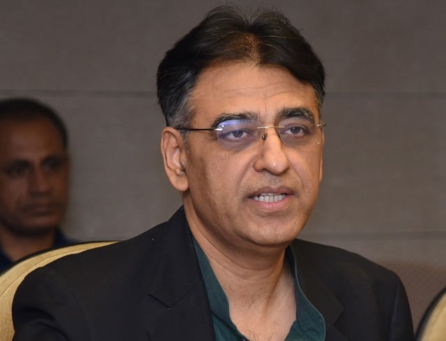 pakistan s covid positivity ratio at its lowest ever asad umar