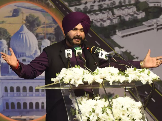 india 039 s punjab cabinet minister and former cricketer navjot singh sidhu addresses the groundbreaking ceremony for the kartarpur corridor in kartarpur on november 28 2018 photo afp india 039 s punjab cabinet minister and former cricketer navjot singh sidhu addresses the groundbreaking ceremony for the kartarpur corridor in kartarpur on november 28 2018 photo afp