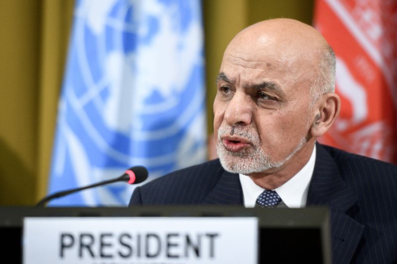 afghanistan 039 s president ashraf ghani at a conference in geneva has formed a team for prospective peace talks with the taliban photo afp