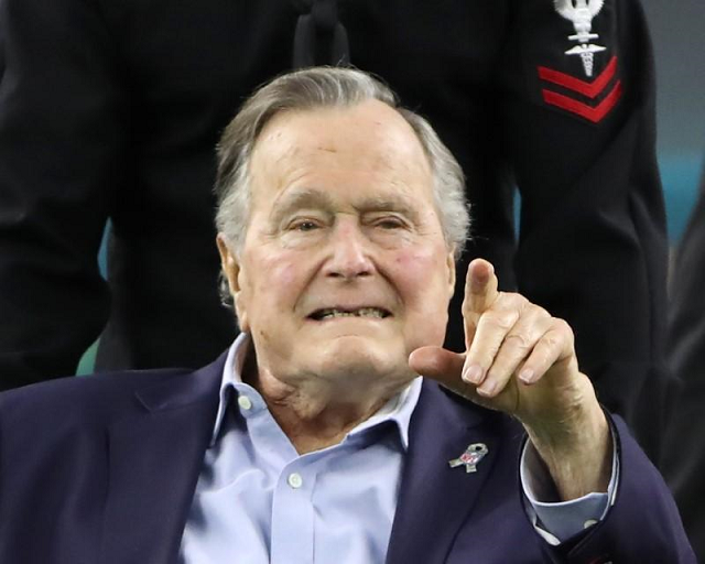 bush is survived by his five children and 17 grandchildren photo reuters