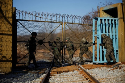 n korean soldier defects across border south s military n korean soldier defects across border south s military