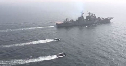 pakistan russian navies hold joint drills in arabian sea pakistan russian navies hold joint drills in arabian sea