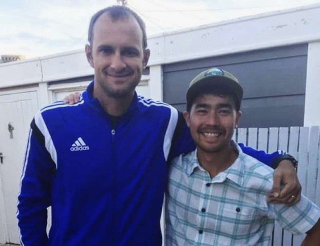 american adventurer john allen chau right stands for a photograph with founder of ubuntu football academy casey prince 39 in cape town south africa photo afp american adventurer john allen chau right stands for a photograph with founder of ubuntu football academy casey prince 39 in cape town south africa photo afp