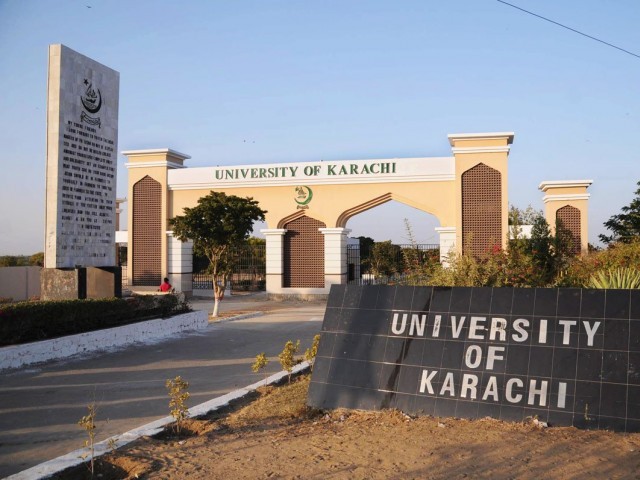 university of karachi photo mohamamd noman express