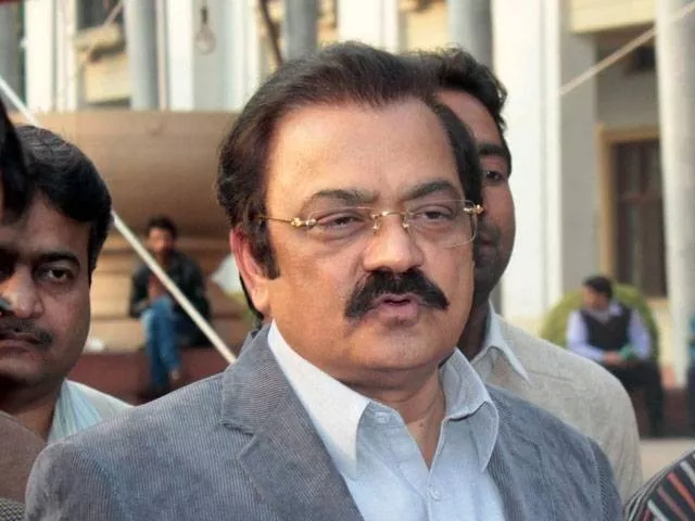 a file photo of pml n leader rana sanaullah photo file a file photo of pml n leader rana sanaullah photo file