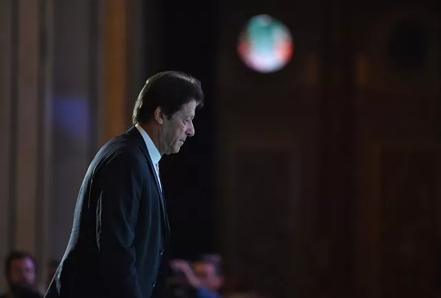 prime minister imran khan as he arrives to attend the opening ceremony of the future investment initiative fii conference in riyadh on october 23 2018 photo afp prime minister imran khan as he arrives to attend the opening ceremony of the future investment initiative fii conference in riyadh on october 23 2018 photo afp