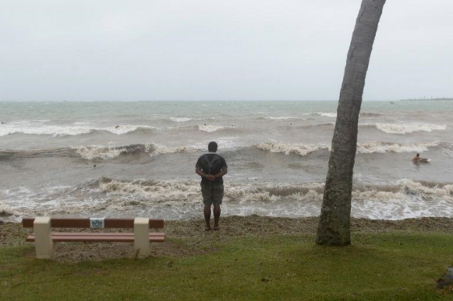 the quake was just 10 km deep and about 155 km east southeast of the loyalty islands photo afp