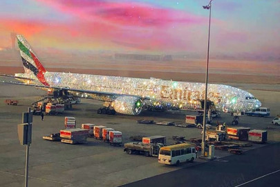 emirates reveals diamond studded plane emirates reveals diamond studded plane