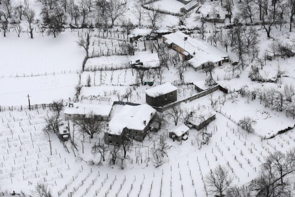 representational image showing snow covered houses intropoja region northern albania photo reuters