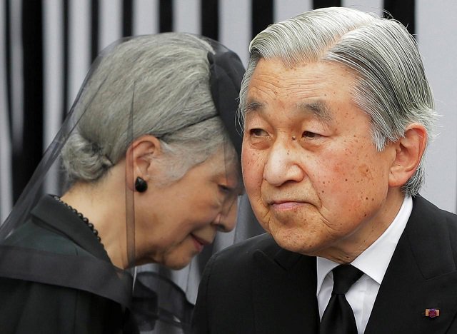 japan 039 s emperor akihito r and empress michiko leave after praying at the altar of late prince tomohito a cousin of the emperor in tokyo june 19 2012 photo reuters