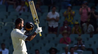 pujara rescues india with fighting century pujara rescues india with fighting century