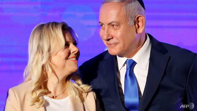 the netanyahus have been questioned by israeli police on a raft of different graft allegations and in october the prime minister 039 s wife sara went on trial for allegedly using state funds to fraudulently pay for hundreds of meals photo afp