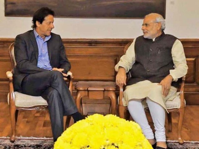 prime minster imran khan l with indian prime minister narendra modi l photo online file