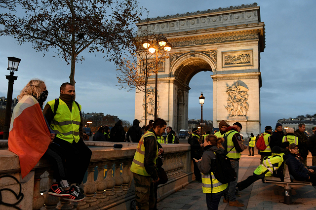 the protests are spontaneous and not organised by political parties or unions photo afp