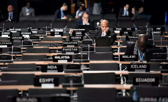 participants work in a computer room during the cop24 summit on climate change in katowice poland on december 4 2018 photo afp participants work in a computer room during the cop24 summit on climate change in katowice poland on december 4 2018 photo afp