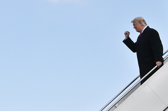 trump 039 s tweets came in the middle of un climate talks in poland photo afp