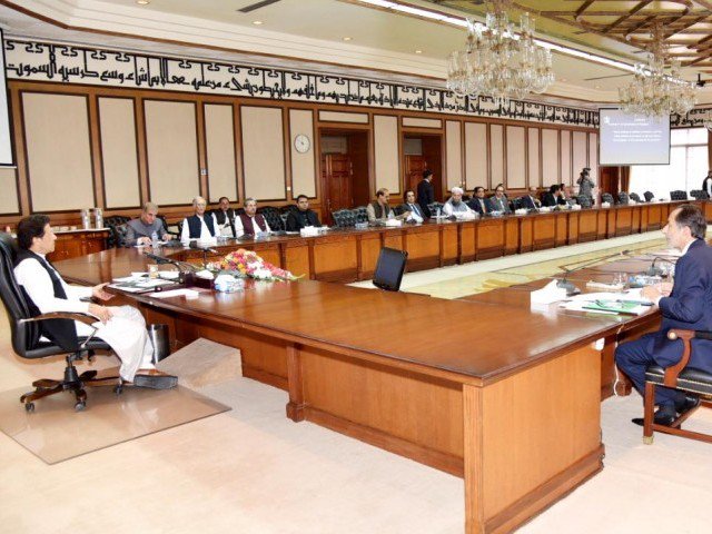 file photo of pm imran chairing a federal cabinet meeting photo radio pakistan