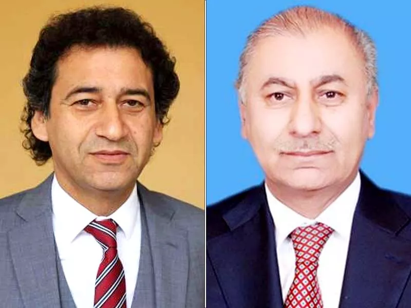 k p mpa atif khan senator mohsin aziz summoned for their alleged involvement in leasing out 275 kanal of land photo express file k p mpa atif khan senator mohsin aziz summoned for their alleged involvement in leasing out 275 kanal of land photo express file