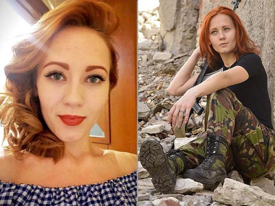 ukrainian female sniper wins beauty contest ukrainian female sniper wins beauty contest