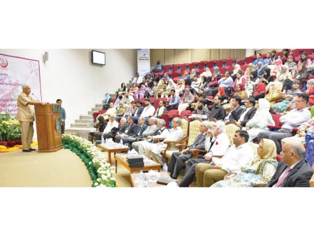 noted nuclear scientist dr abdul qadeer khan addresses the 14th biennial conference on science and technology at karachi university on monday photo press release noted nuclear scientist dr abdul qadeer khan addresses the 14th biennial conference on science and technology at karachi university on monday photo press release
