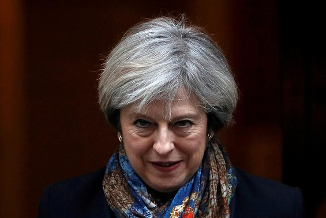 may said the date for a new vote depended on fresh talks with eu leaders photo reuters