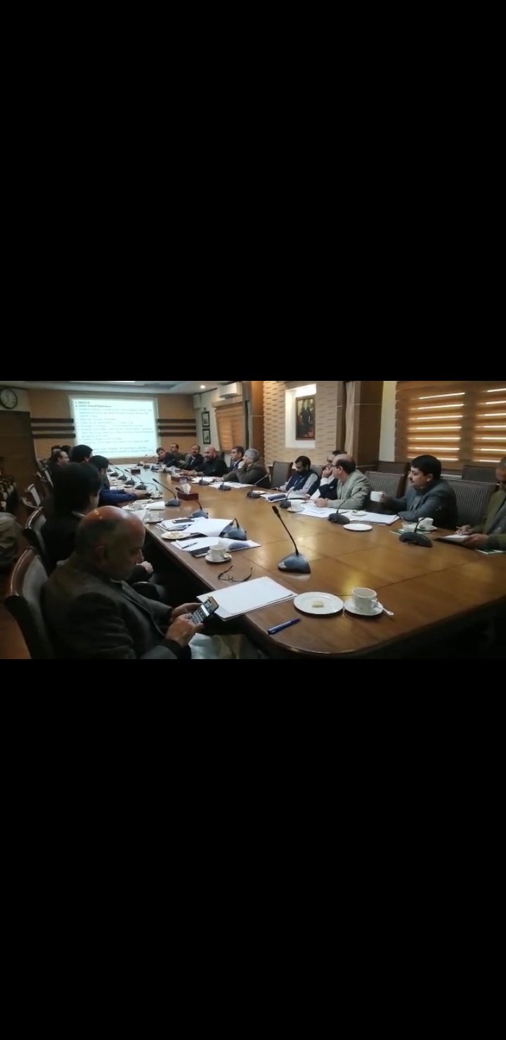 additional secretary fata secretary planning and development and other high level officials attended the meeting photo screengrab