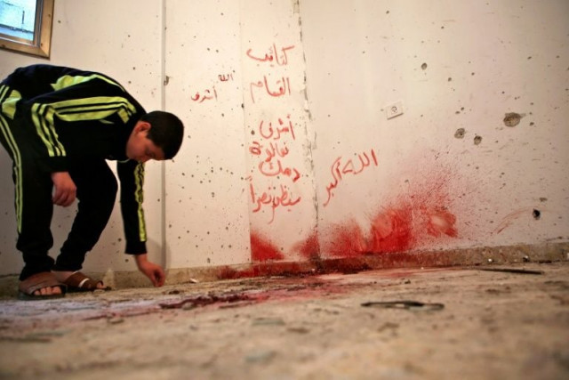 the armed wing of palestinian movement hamas said two men killed by israeli forces were its quot fighters quot photo afp the armed wing of palestinian movement hamas said two men killed by israeli forces were its quot fighters quot photo afp
