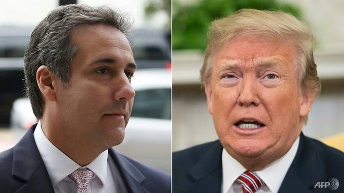 michael cohen left apologized for covering up the quot dirty deeds quot of us president donald trump photo afp