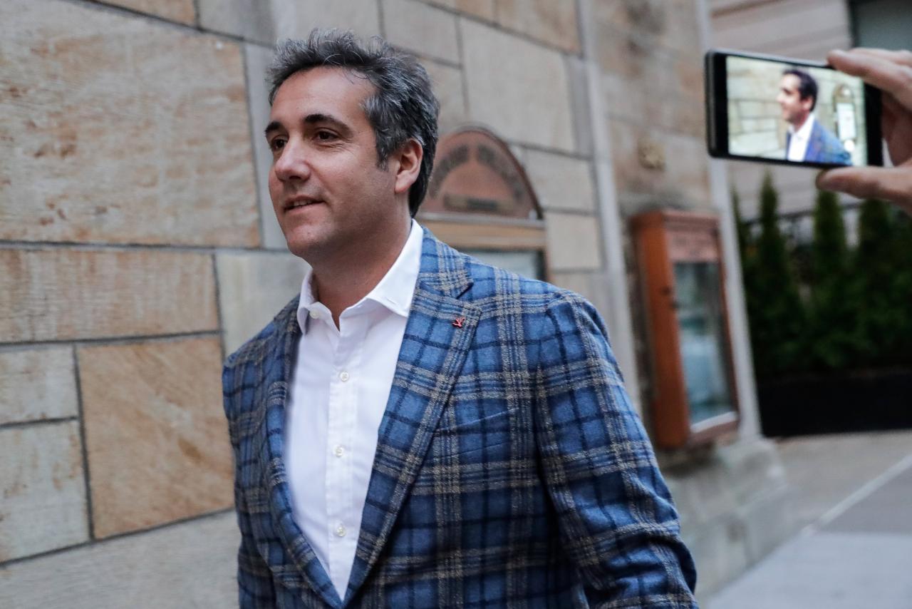 us president donald trump 039 s personal lawyer michael cohen exits a hotel in new york city us photo reuters