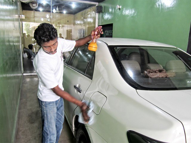 conserving resources pindi car service station first to install water recycling plant