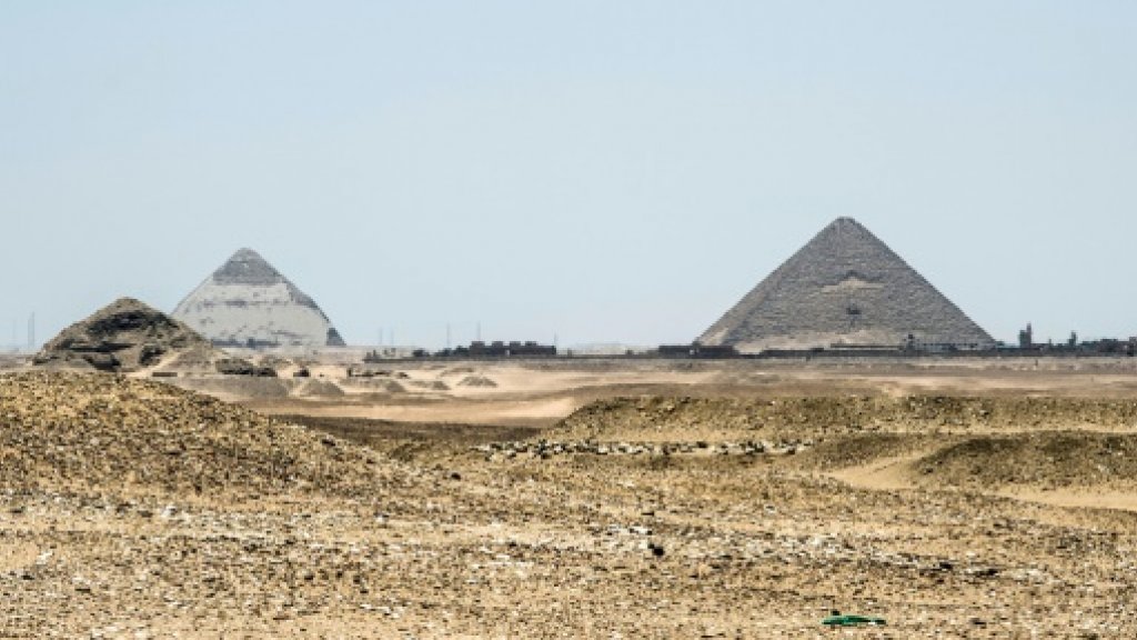 saqqara necropolis south of cairo where egyptian antiquities officials say a new tomb belonging to a high priest and dating back more than 4 400 years photo afp