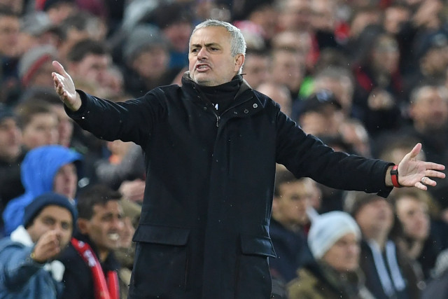 manchester united 039 s portuguese manager jose mourinho gestures on the touchline during the english premier league football match between liverpool and manchester united at anfield photo afp manchester united 039 s portuguese manager jose mourinho gestures on the touchline during the english premier league football match between liverpool and manchester united at anfield photo afp
