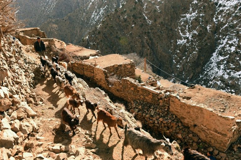 the high atlas mountains are a popular trekking destination for foreign tourists visiting morocco photo afp
