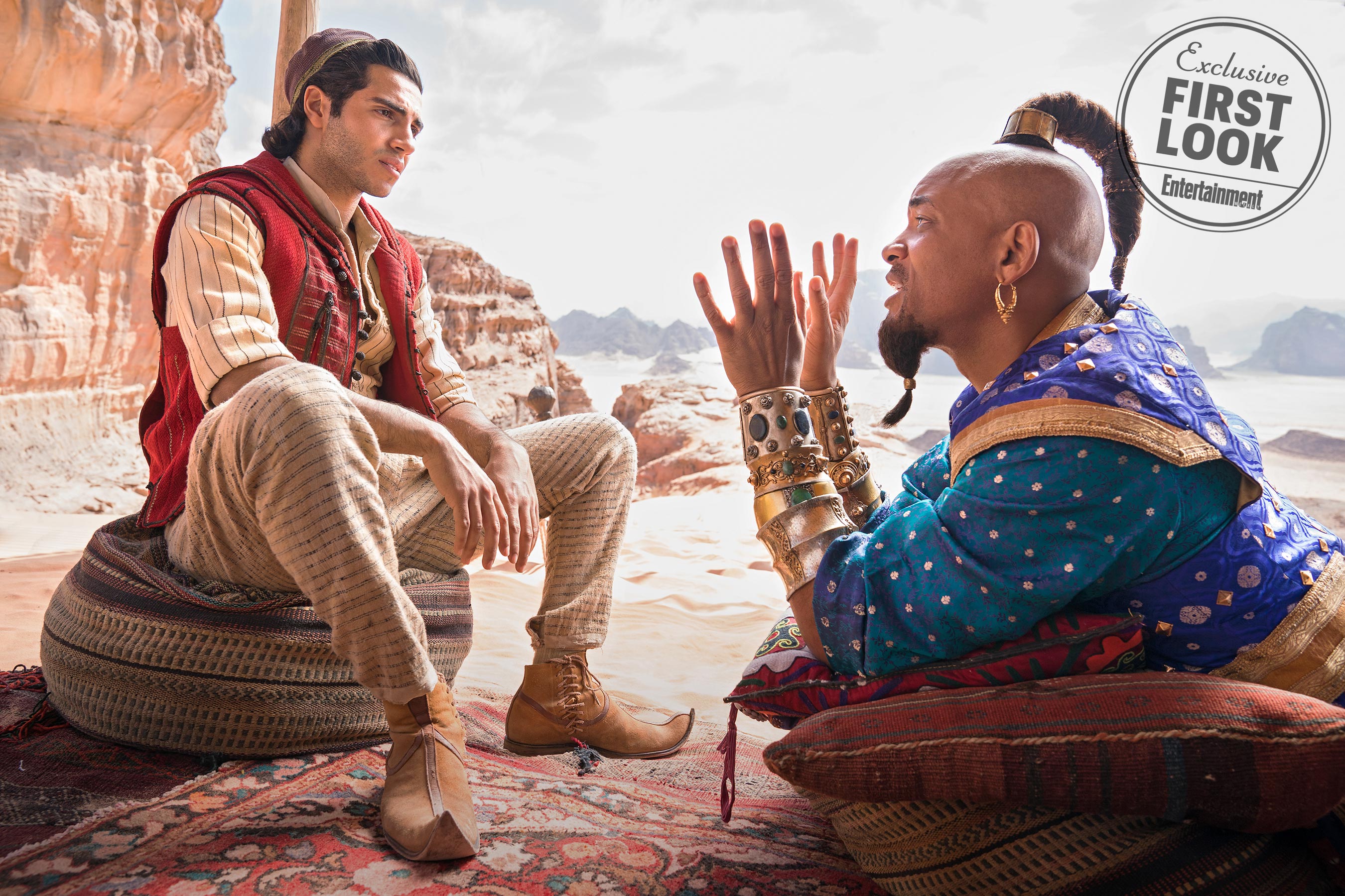 will smith receives backlash over first look of aladdin remake