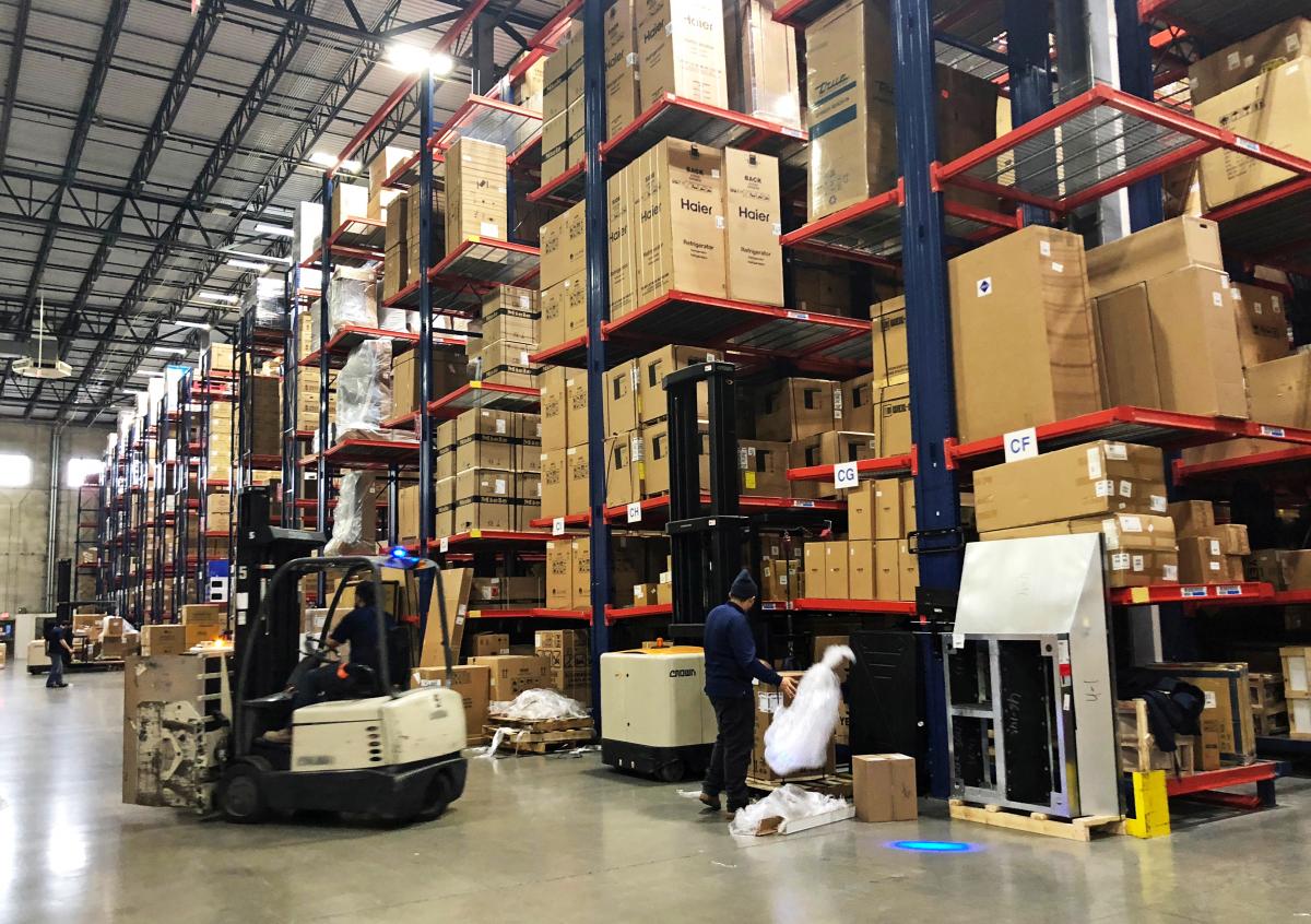 warehouses throughout us are at record capacity with chinese imports of all kinds photo reuters