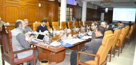 huddle chief minister jam kamal chairs mineral resources development board meeting in quetta photo express