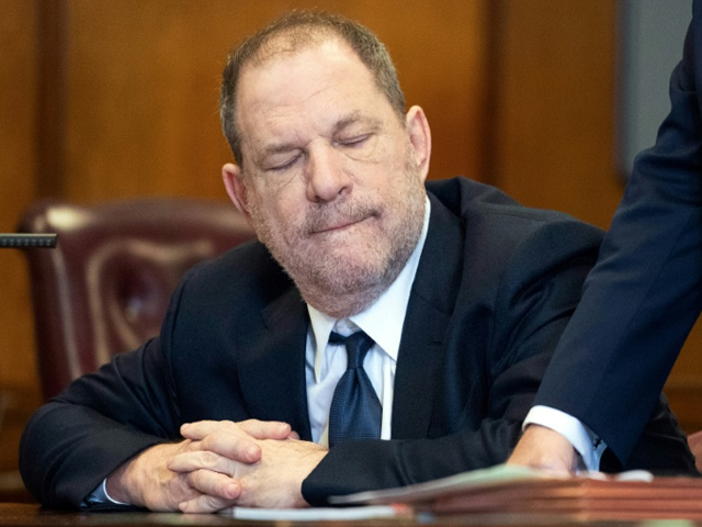 harvey weinstein pictured at manhattan criminal courtroom on june 5 2018 has been accused of sexual misconduct by dozens of women photo afp