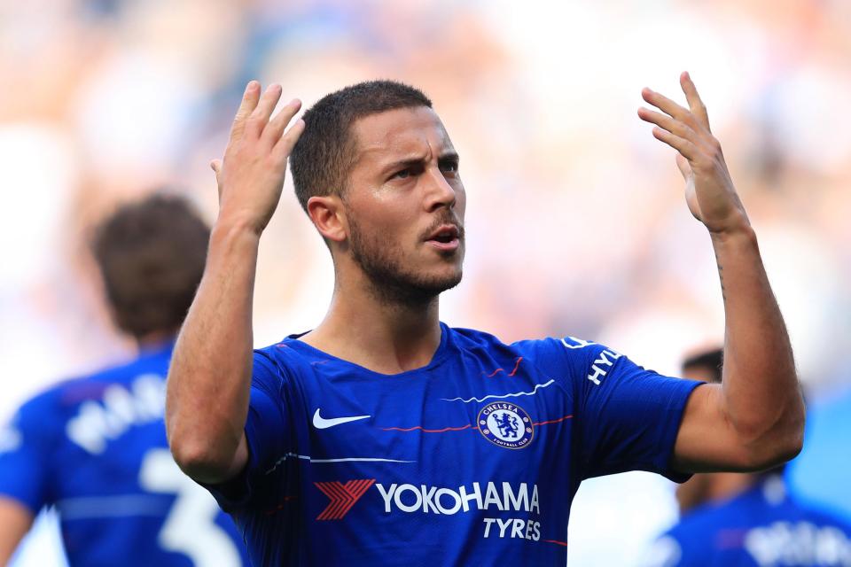 hazard has won two premier league title triumphs scored the winning goal in last season 039 s fa cup final and also lifting the europa league and league cup photo afp