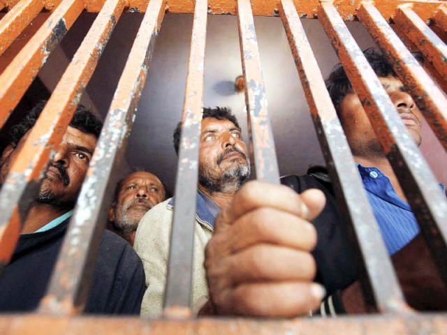 hundreds of pakistanis languishing in indian jails several of whom have completed their sentences photo reuters