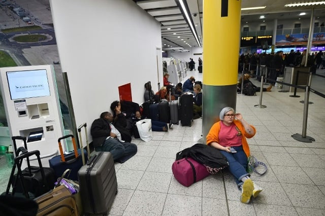 around 120 000 passengers had their flights cancelled during the chaos photo afp around 120 000 passengers had their flights cancelled during the chaos photo afp