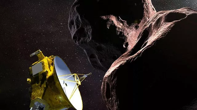 illustration of nasa s new horizons spacecraft encountering 2014 mu69 nicknamed ultima thule a kuiper belt object that orbits one billion miles beyond pluto photo nasa illustration of nasa s new horizons spacecraft encountering 2014 mu69 nicknamed ultima thule a kuiper belt object that orbits one billion miles beyond pluto photo nasa