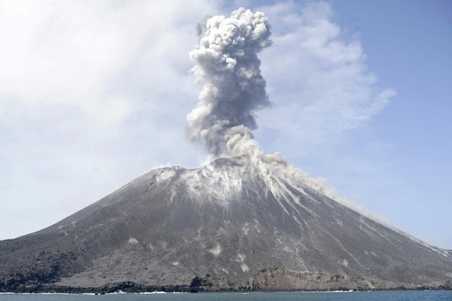 an eruption by the anak krakatau volcano pictured in july triggered the deadly tsunami that struck indonesia photo afp an eruption by the anak krakatau volcano pictured in july triggered the deadly tsunami that struck indonesia photo afp