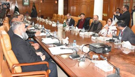 plan cm kamal chairs meeting to review gwadar ship breaking yard project finance minister asad umar and defence production minister zubaida jalal are also present photo express
