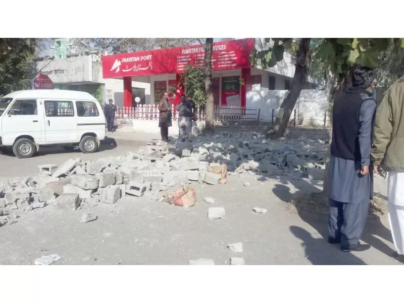 view of broken blocks of lawyers chambers after being demolished by post office employees photo express view of broken blocks of lawyers chambers after being demolished by post office employees photo express
